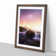 Lightning over Laguna Beach in Abstract - Picture Frame Graphic Art Print