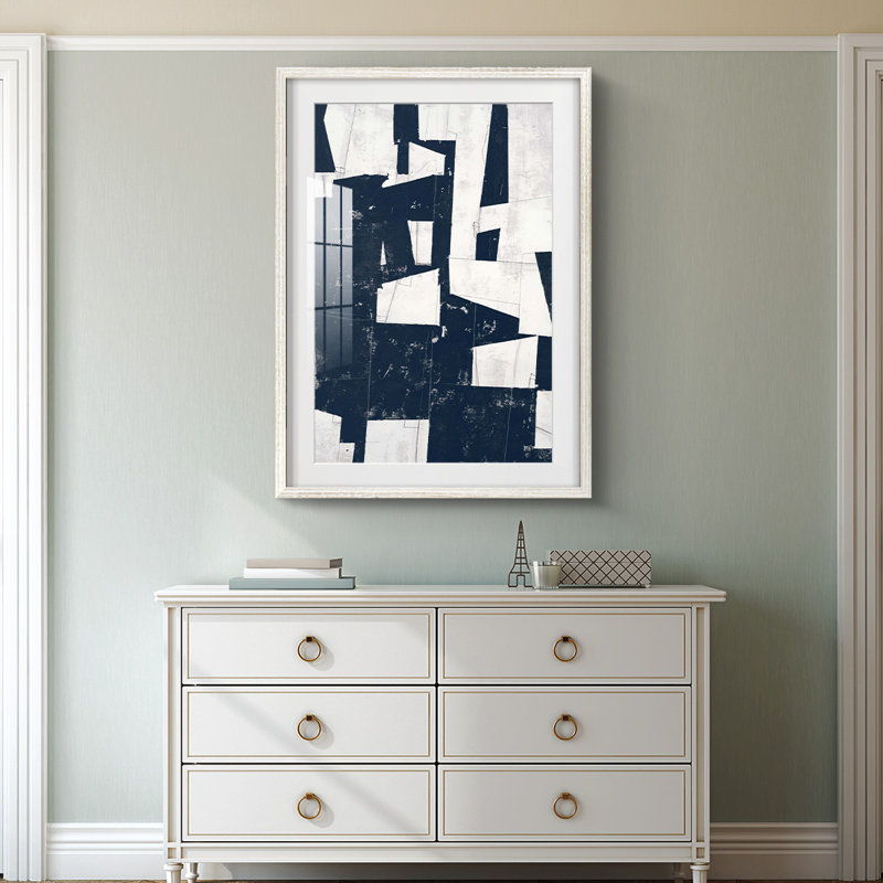 «Take a Siège» - Toile tendue avec châssis, H 28,5 po x l 20,5 po, Blanc