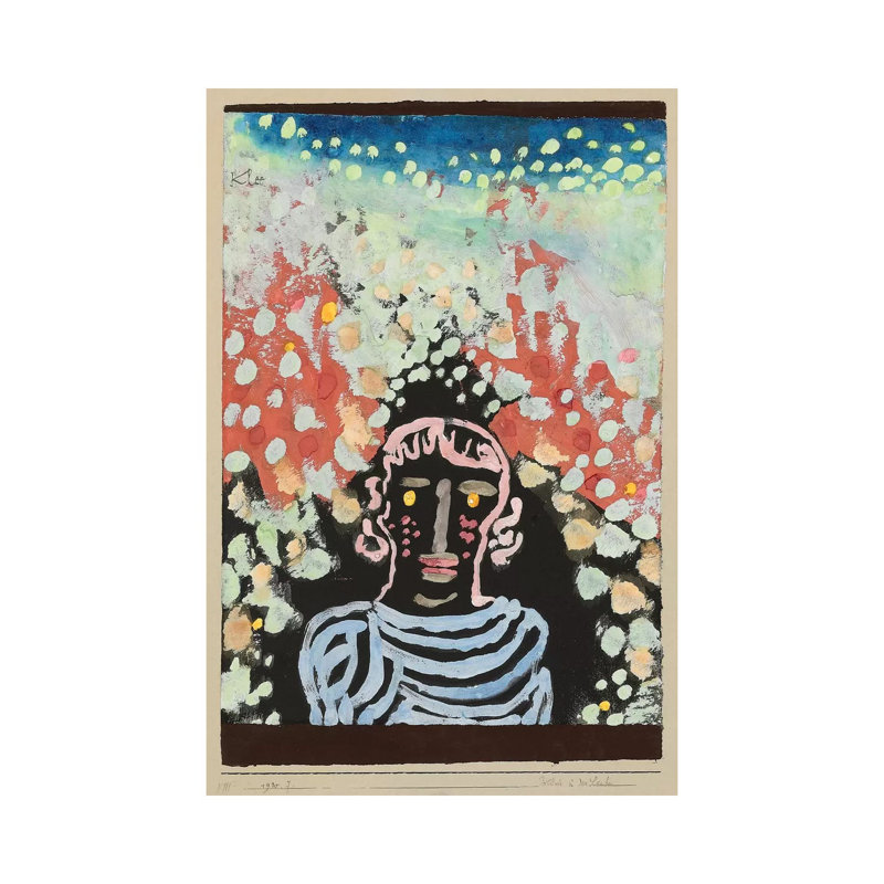 Likeness In The Bower by Paul Klee - Wrapped Canvas Gallery-Wrapped Canvas Giclée