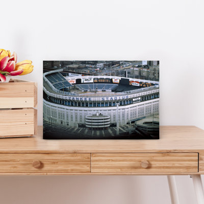 1980S Yankee Stadium Demolished In 2009 Bronx New York City Usa Classic Retro Vintage City Wall Art