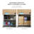 Simple Solid Wood And Movable Filing Cabinets