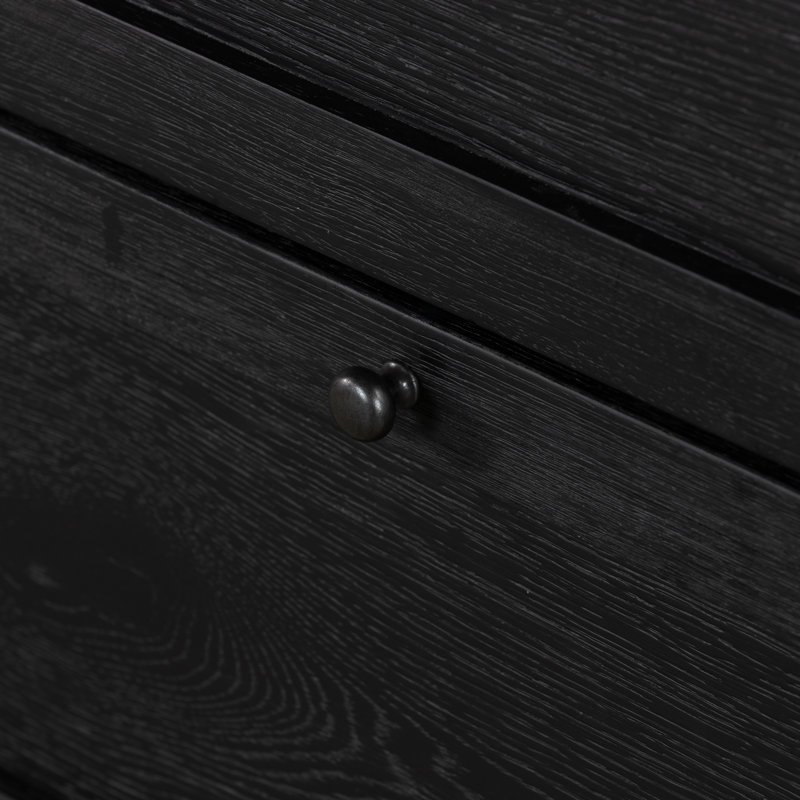 Millie 6 - Drawer Dresser, Drifted Matte Black