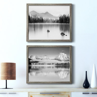 " Mountain Reflection " 2 - Pieces