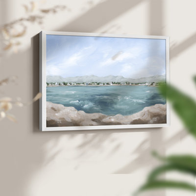 Turquoise Isle III - reproduction encadrée - réarmable