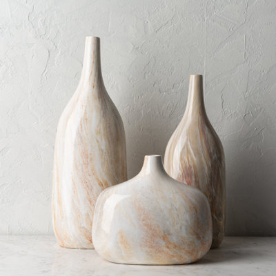 Vase de table en céramique 18 po Ayriauna