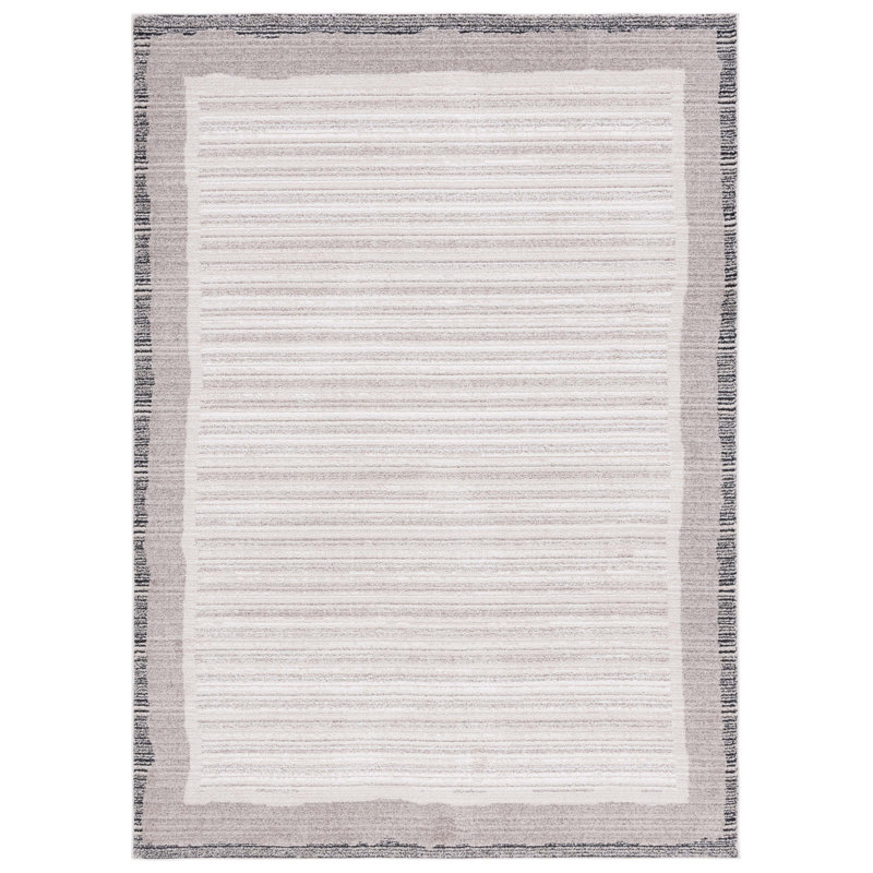 Drus 100 Performance Striped Rug, Rectangle 4' x 6'