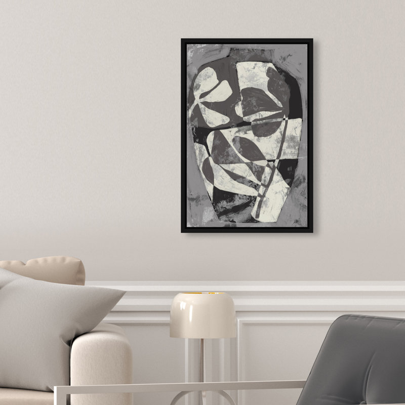 Minimalist Vase II Print by Oliver Gal, 16"H x 11"W, Black Floater Frame