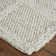Tapis ivoire en laine crocheté à la main Orion