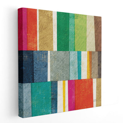 Abstrait coloré - reproduction d'art sur toile