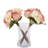 13" Artificial Rose and Hydrangea Bouquet-67206128