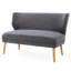 Charmante chaise rembourrée beige pour la décoration intérieure en bleu assise relaxante