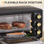 HOMCOM Mini Oven 16L Countertop Oven w/ Adjustable Temp Timer 1400W-121602789