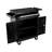 Garage Storage Cabinet Tool Cart With 1 Drawer And Lockable Door, Four Wheels, Black Color, Eva Cushion,industrial Service Utility Tool Cart For Mechanics, Garage, Workshop