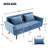 Jadier 66" Upholstered Loveseat Square Sofa-1237332765-1230110786
