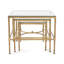 Bonnifait Antique Gold Nesting Tables