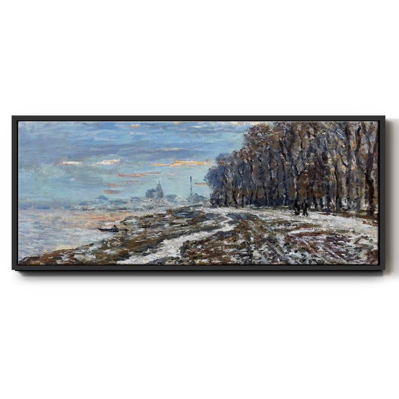 La promenade à Argenteuil, soirée d'hiver, 1875, Noir, H 12 po x l 30 po x P 1,5 po