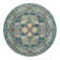 Tapis bleu/beige oriental Jackson
