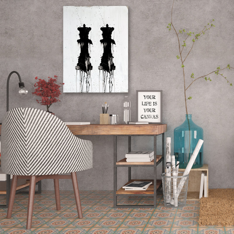 Two Queens by Kent Youngstrom - Wrapped Canvas Painting, 122cm H x 91cm W x 4cm D