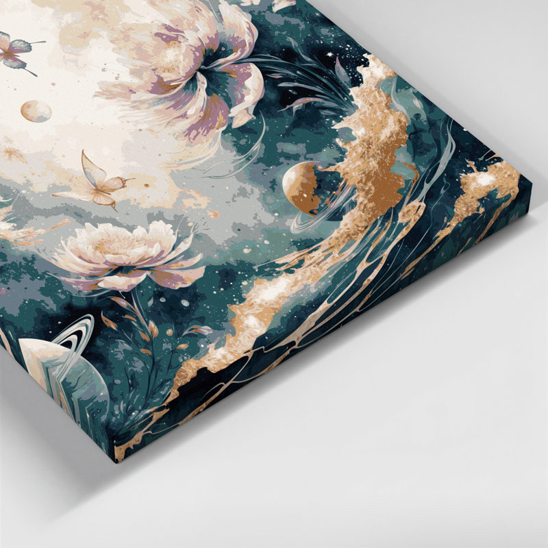 Art mural sur toile Beige, H 32 po x l 32 po