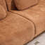 Combinaison modulaire, forme de joint en bambou, fauteuil, très grande compression et assise profonde en chenille 3 + 1 places (avec 3 coussins)-984286538