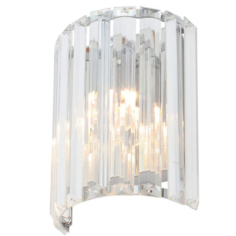 Ming Stainless Steel Flush Mounted Sconce