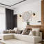 Yedidalga 1-Light Dimmable Black/Copper Armed Sconce