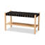 Banc en bois fini jacqueline et chêne brun