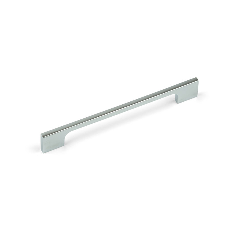 Polished Chrome Slim Squared D-Bar Handles, 160mm