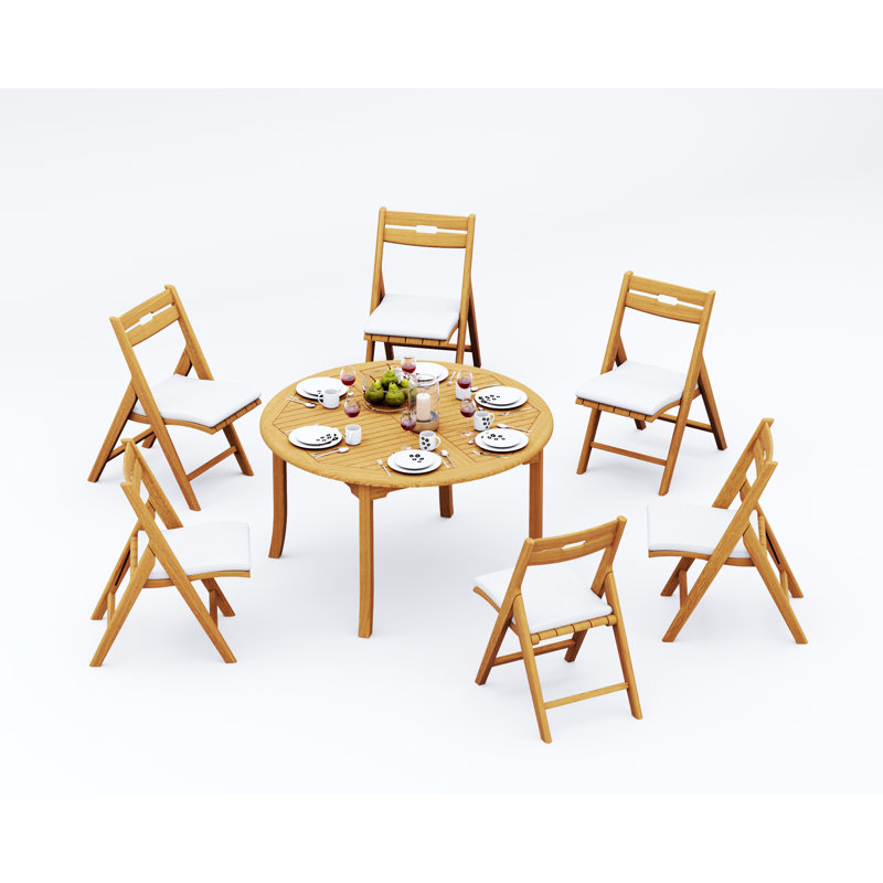 Ensemble de table d'extérieur rond L 52 po Bormann, 6