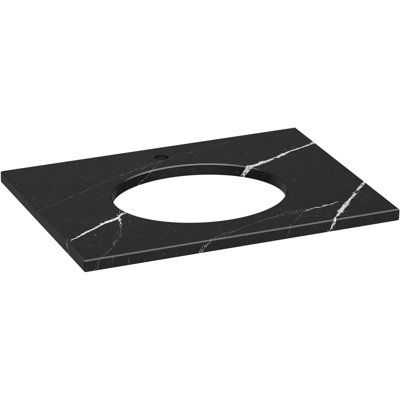 Silestone Quartz 31-In Vanity Top With Oval Cutout