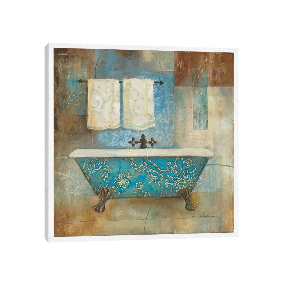 Aqua Spa I by Carol Robinson - Painting on Canvas