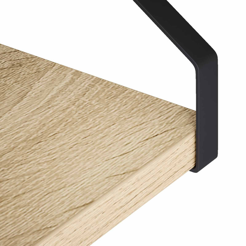 6 -Piece Steel Floating Shelf