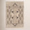 Southwestern Hand-Knotted Butter, Dark Brown Area Rug