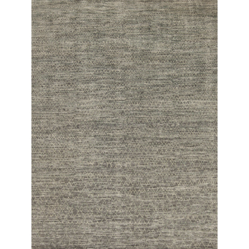 Mystique Hand Knotted Wool Geometric Area Rug, Rectangle 8' x 10'