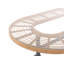 Featherstone Oval Glass Steel Outdoor Dining Table - 159 cm W 94 cm D
