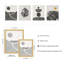 Mid-Century Duotone Monstera Leaf Landscape - ensemble de 4 reproductions de cadres photo simples-97762563-97762564
