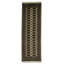 Tapis noir / beige en laine / coton oriental fait à la main 2 pi 7 po x 8 pi