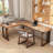 Brown Rectangular Solid Wood desk-942697416-942697423