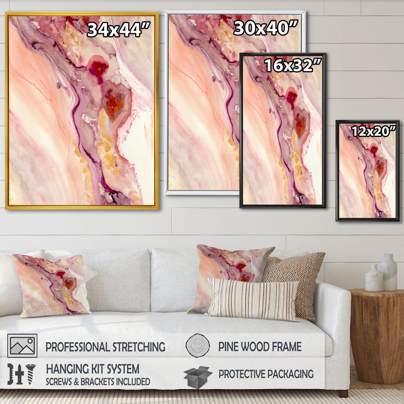«Encounters At Redend Point I», reproduction sur toile, L 24 po x H 32 po, Toile avec cadre flottant noir