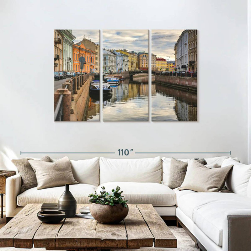Nicci Griboyedov Canal, Saint-Pétersbourg, H 48 po x l 74 po