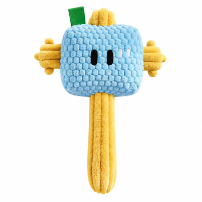 Hammer‑Shaped Squeaky Plush Dog Toy, Interactive Bite‑Resistant Pet Chew Toy, Fun Playtime Squeaker Toy for Puppies & Adult Dogs