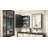 Cyrille Recessed & Surface Framed Medicine Cabinet with Mirror and Shelves-860957891-818042660