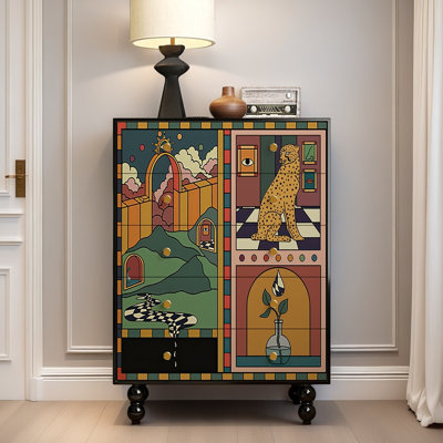 Commode d'appoint 5 tiroirs Modern