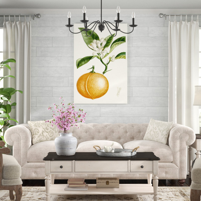«Turpin Fruit IV», peinture sur toile, H 48 po x l 32 po