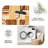 1PC modern geometric abstract brown beige circle square pattern area rugs for Living Room, Soft, All seasons, Easy-maintain, Washable Indoor mat, Farmhouse suitable for for dining table, bedroom, entryway...-996548224