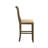 Wood Cane Back Counter Height Stools With Upholstered Seat-1329538113