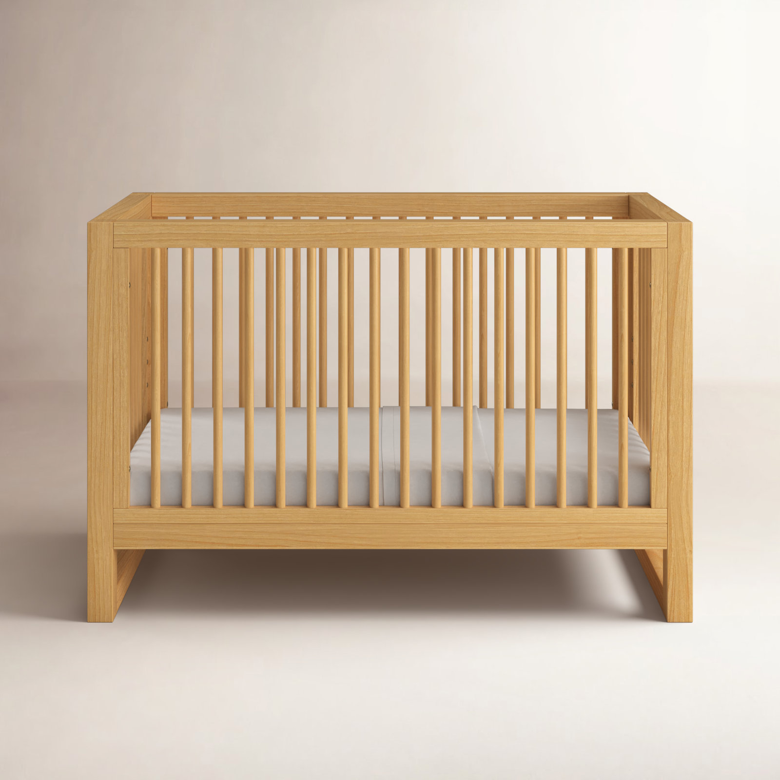 Nantucket Greenguard Gold Certified 3 -in-1 Convertible Crib, Honey