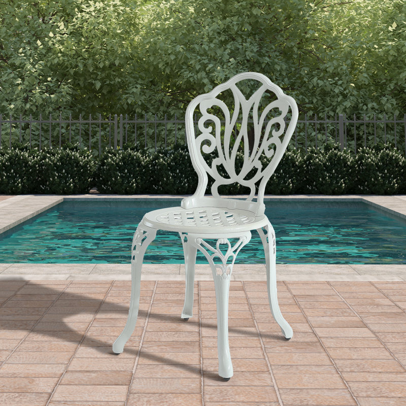Chaise d'appoint Bartev, Blanc
