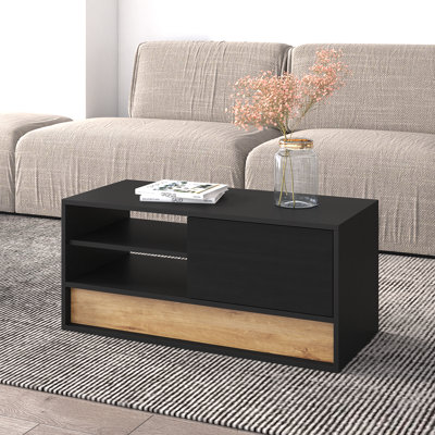 Duggans 39.4" Coffee Table with High Gloss Finish