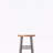 Casey Four Leg Counter Stool in Teak and Gray, 24.25'' H X 12.85'' W X 12.79'' D  (Set of 2)-1164245306